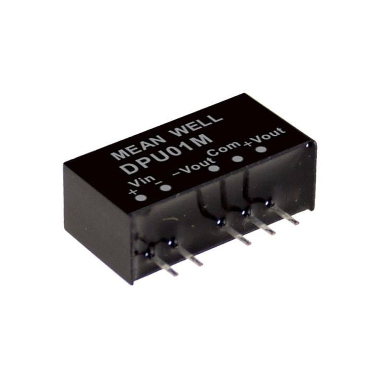 DPU01M-15 10.8V-13.2V DC Giriş 15V DC Çift Çıkış 1W DC-DC Konvertör