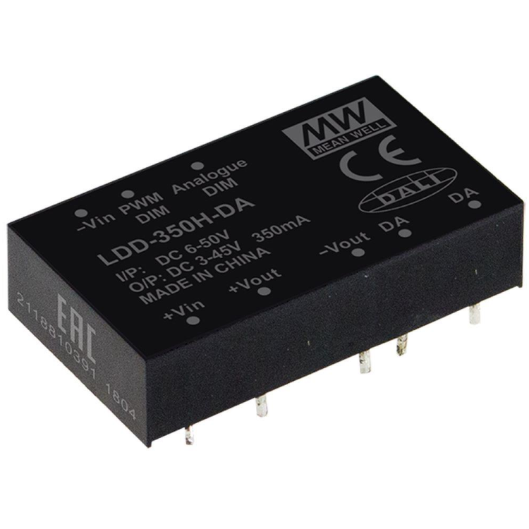 LDD-350H-DA 6V-50V DC Giriş 3~45V DC Çıkış 350mA DC-DC Led Sürücü