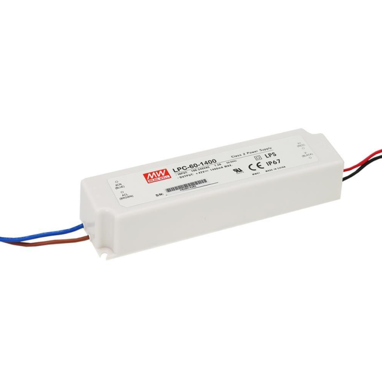 LPC-60-1400 90VAC-264VAC Giriş 9~42V Çıkış 59W Led Sürücü