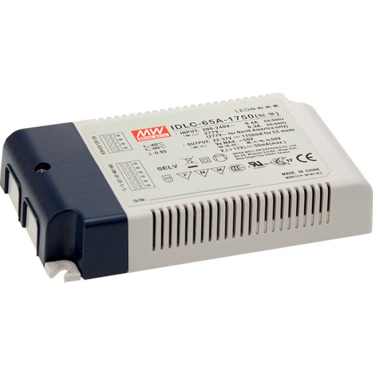 IDLC-65A-1050 180VAC-295VAC Giriş 46~62V Çıkış 65W Led Sürücü