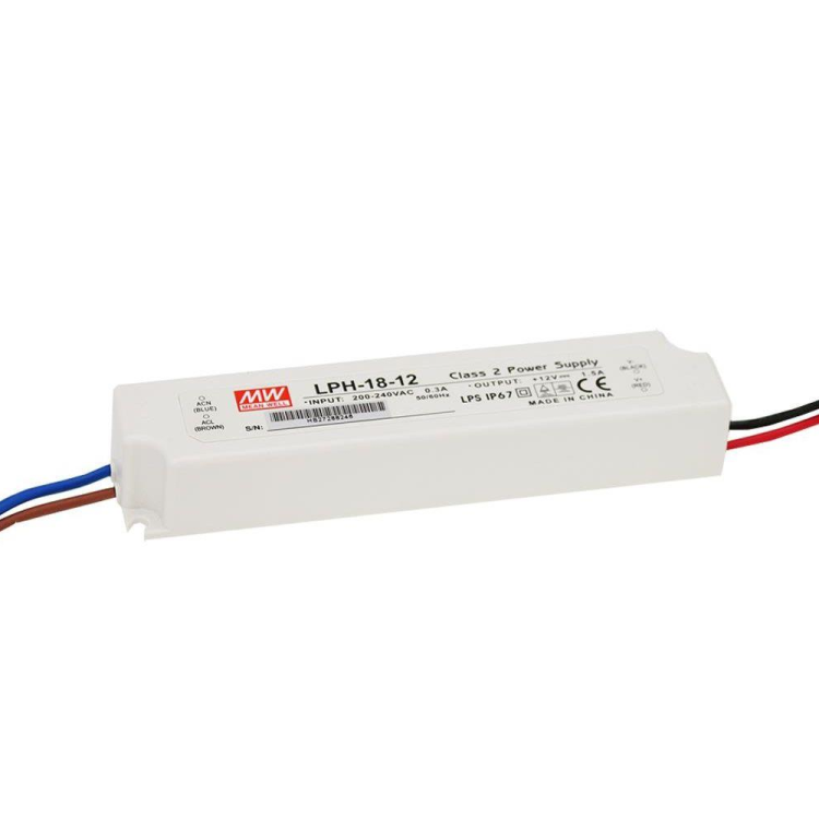 LPH-18-12 180VAC-264VAC Giriş 12V Çıkış 18W Led Sürücü