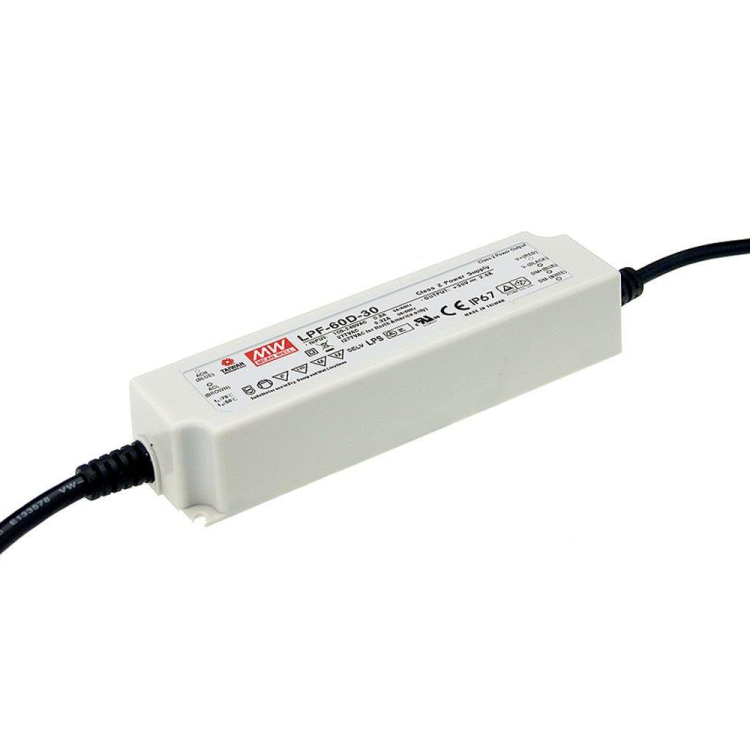 LPF-60-12 90VAC-305VAC Giriş 7.2~12V Çıkış 60W Led Sürücü