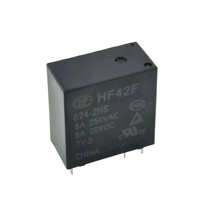 HF42F/024-2HS 5A 24VDC DPST-NO (2 Form A) 6 Pin Röle