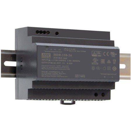 HDR-150-12, 12VDC 11.3A...
