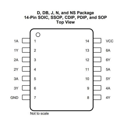 74LS06 (LS06) SOP-14...