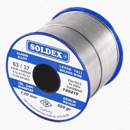 Soldex 63/37 1.00mm 500Gr...