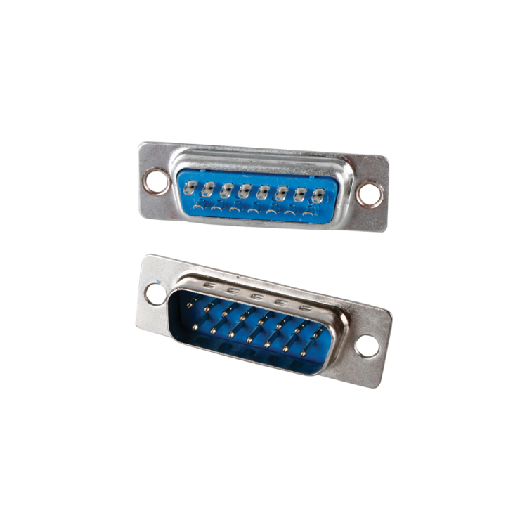 15 Pin Lehim Tipi Erkek D-Sub Konnektör