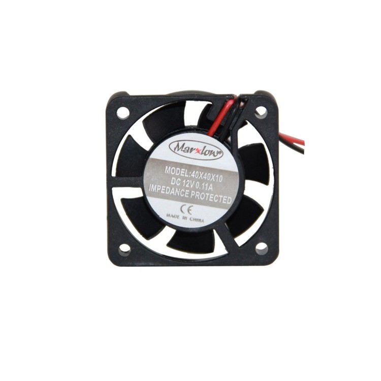 Marxlow 0.08A 40x40x10mm 12VDC 2 Kablolu Fan