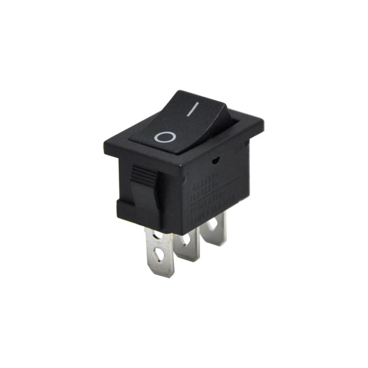 IC-121 Mini Siyah On-Off Anahtar 3 Pin