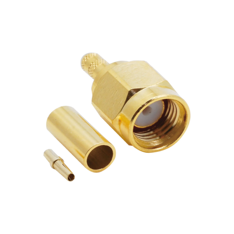 SMA106 SMA Ters Erkek Sıkmalı Konnektör (RG174 / RG316 Uyumlu)