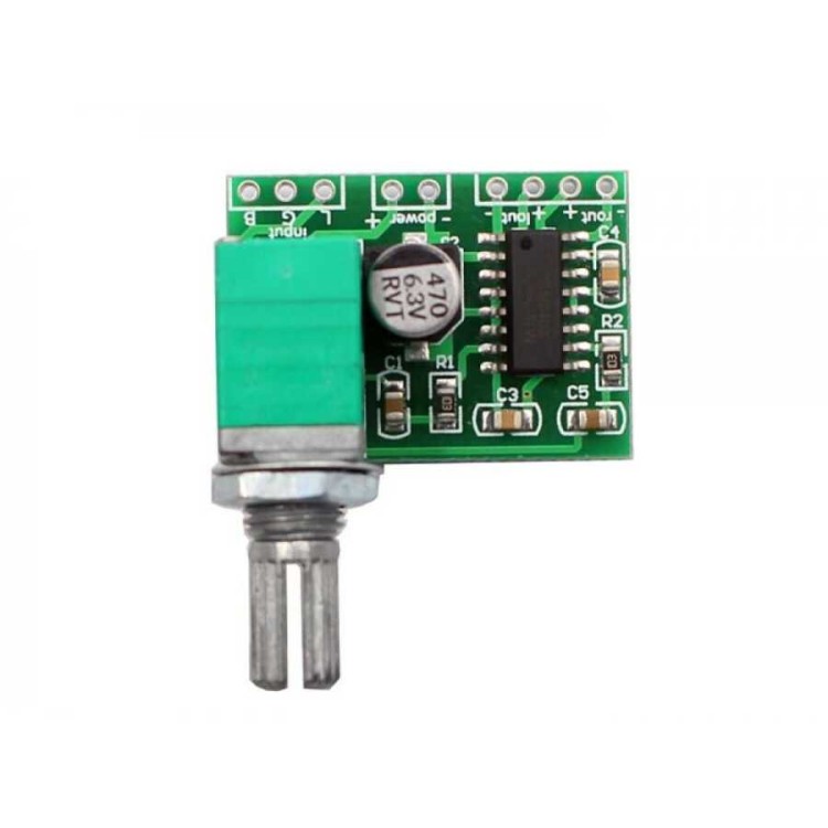 PAM8403 Ses Kontrollü 5V 2 Kanal 3W Mini Dijital Amfi Kartı