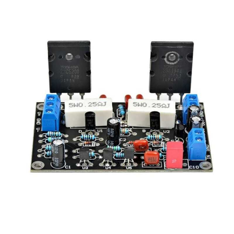 2SC5200 + 2SA1943 100W Mono Amfi Modülü