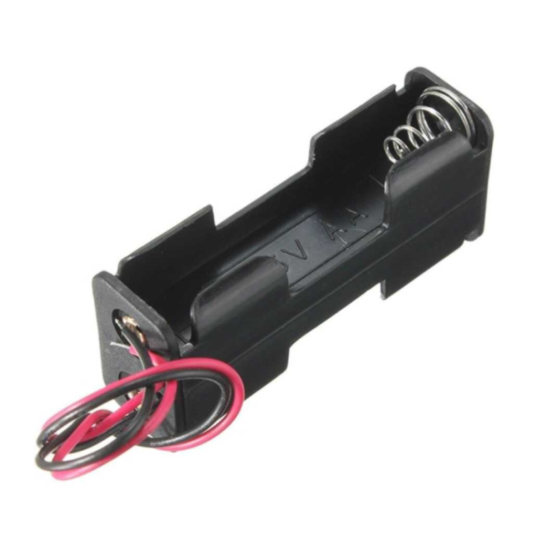 AA (2A) Çift Taraflı İkili Pil Yuvası