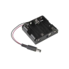 4'lü AA (2A) Barrel Jack Çıkışlı Pil Yuvası-mini-0