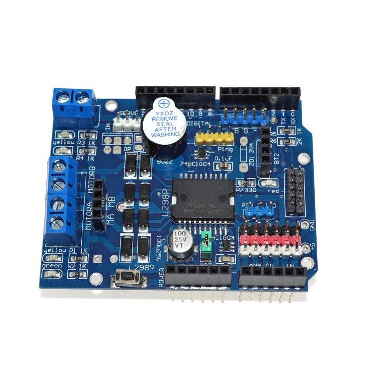 Arduino SMD L298P Çift Motor Sürücü Shield