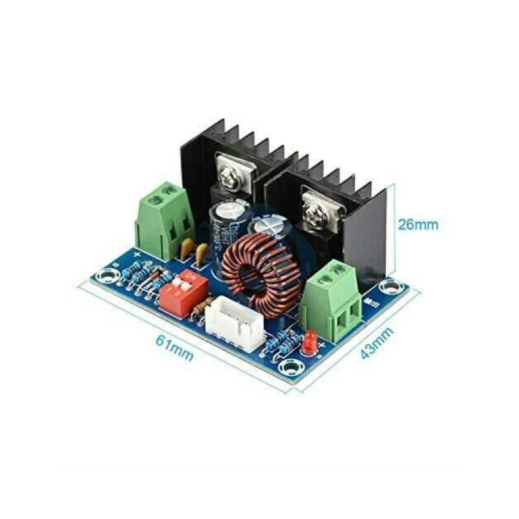 XH-M405 8A 200W Ayarlanabilir Voltaj Düşürücü (Step-Down) Regülatör Kartı