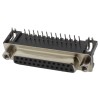 25 Pin 2 Sıra Dişi PCB Tip 90° (R/A) Vidalı D-SUB Konnektör-mini-0