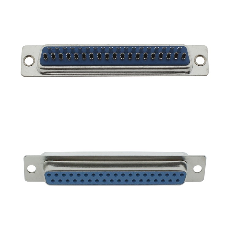37 Pin 2 Sıra 180C Dişi Lehim Tipi D-Sub Konnektör