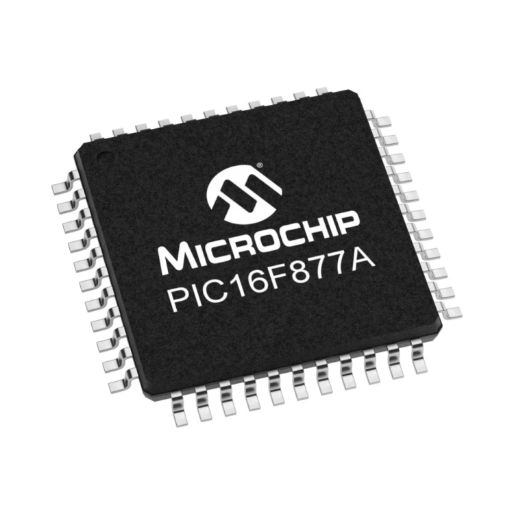 PIC16F877A-I/PT, 14Kb 8-Bit 20 MHz TQFP-44 SMD Mikrodenetleyici - MCU