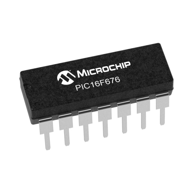 PIC16F676-I/P, 20MHz 8-Bit DIP-14 Mikrodenetleyici - MCU