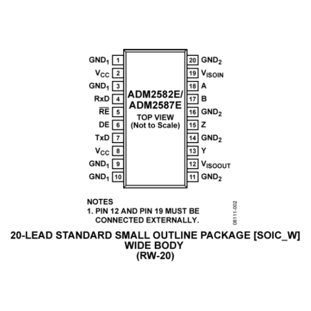 ADM2587EBRWZ, ADM2587E...